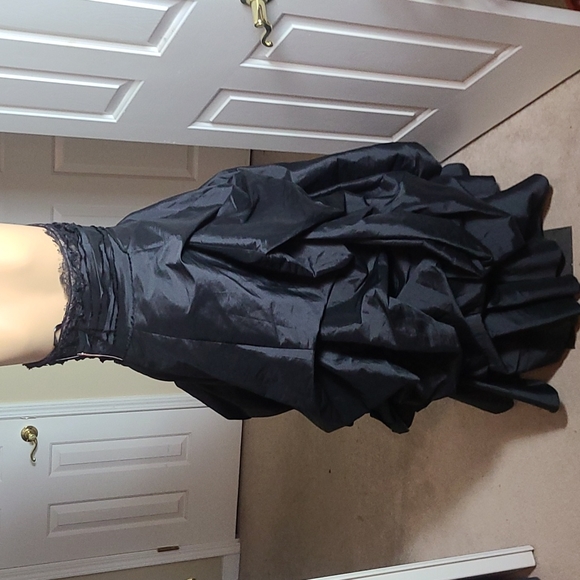 MONIQUE LHUILLIER STRAPLESS DRESS WITH WRAP - Picture 5 of 9